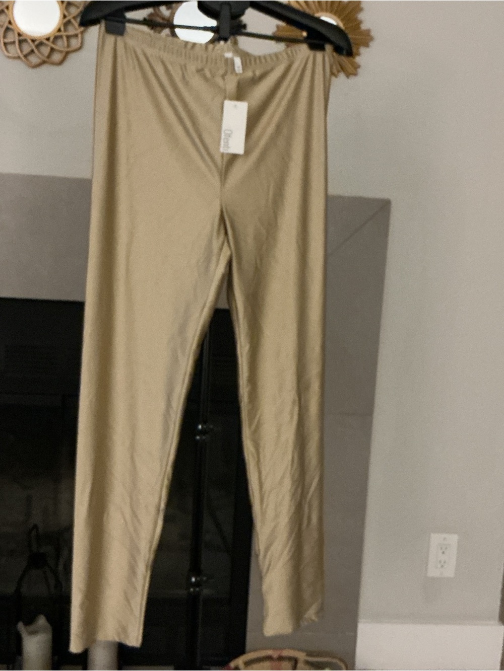 Women’s Tan Stretch liquid leggings